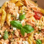 Creamy Mediterranean Salmon Pasta - Best One-Dish Dinner Recipe