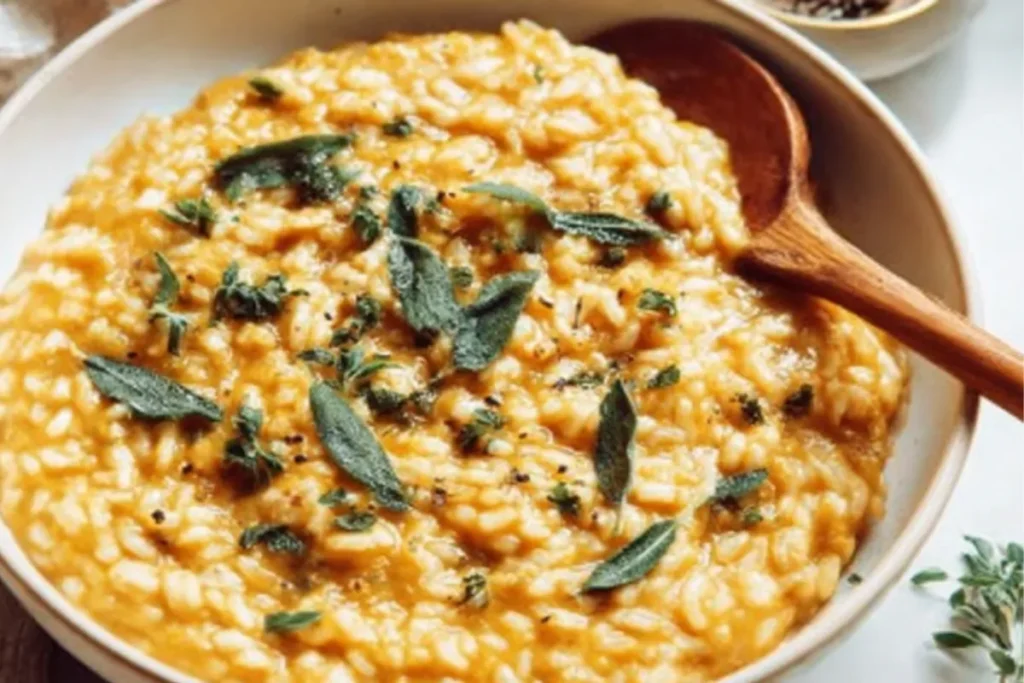 Creamy Pumpkin Risotto Recipe - One Pot Wonder