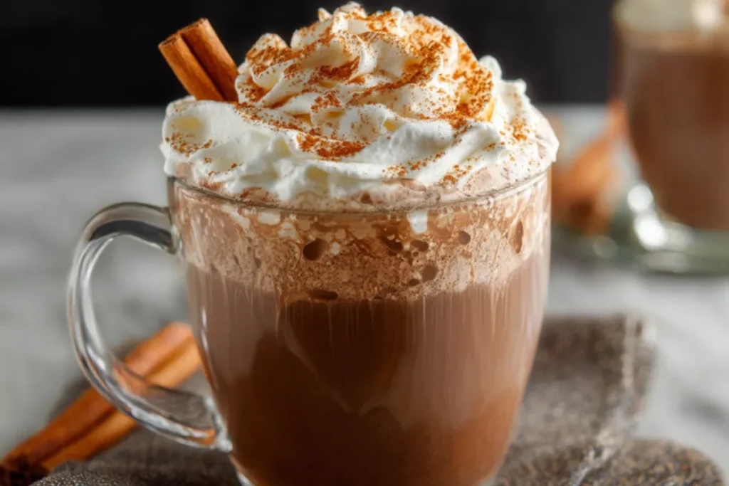 Creamy Pumpkin Spice Hot Chocolate - Fall Favorite