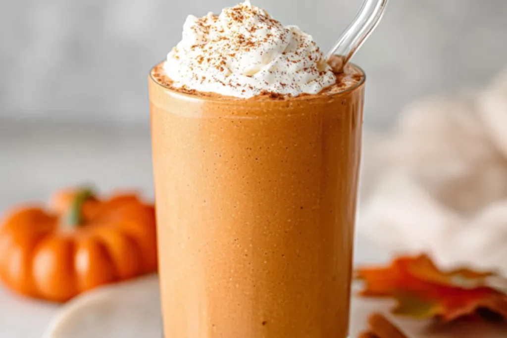 Healthy Pumpkin Protein Shake That Tastes Like Pie