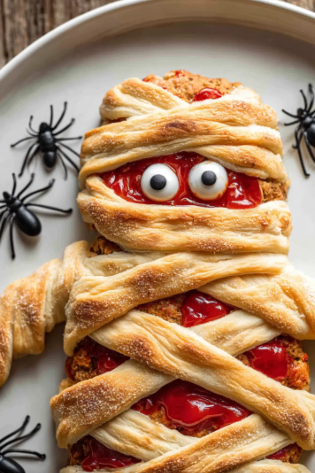 Mummy Meatloaf - Healthy Halloween Dinner Made Simple