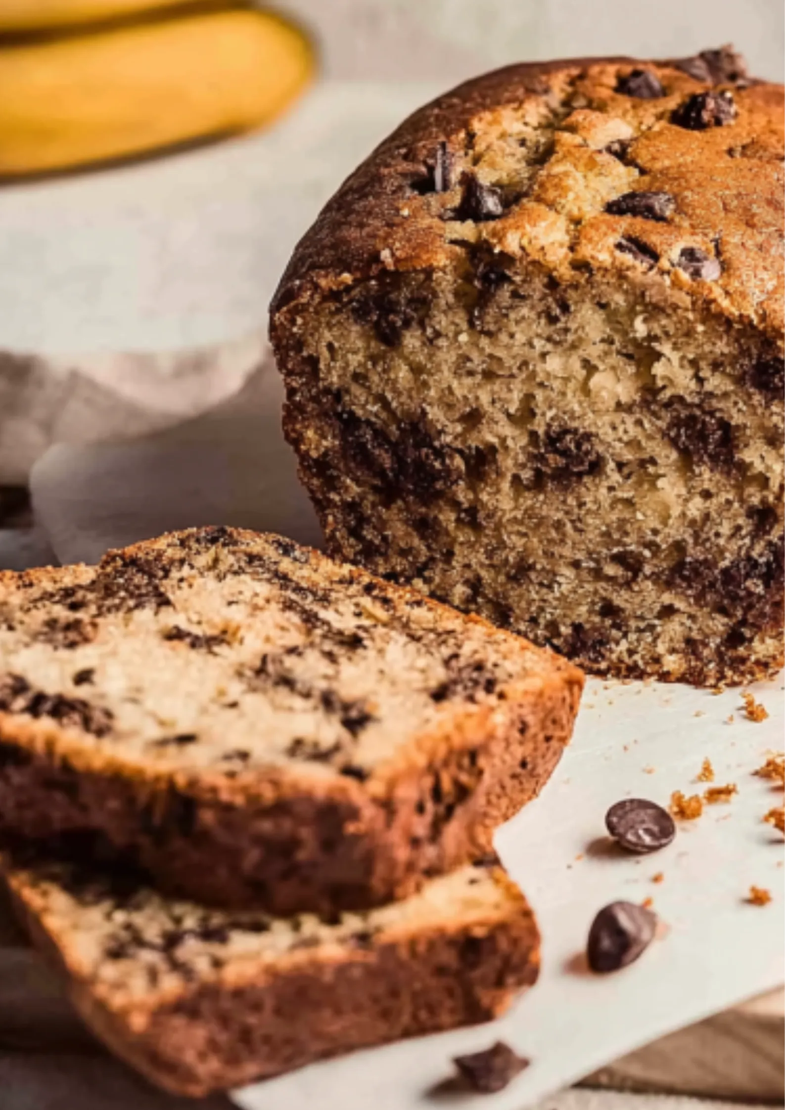 No Butter Banana Bread Recipe