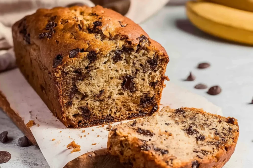No Butter Banana Bread with Oil