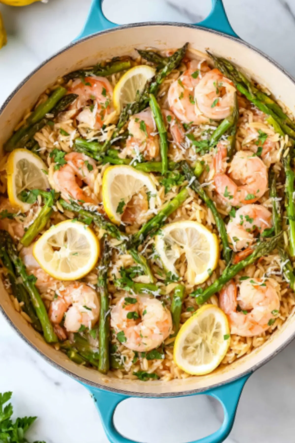 Shrimp Orzo Bake - Quick Healthy Dinner Recipe