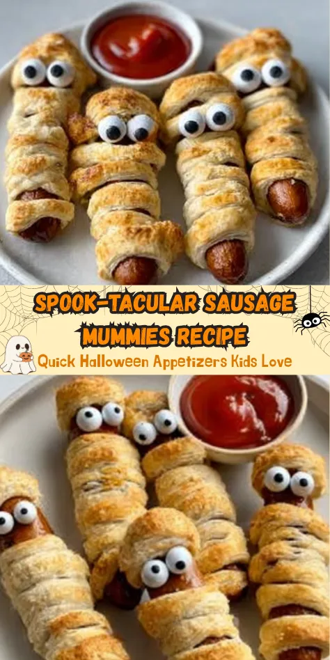 Spook-tacular Sausage Mummies Recipe - Quick Halloween Appetizers