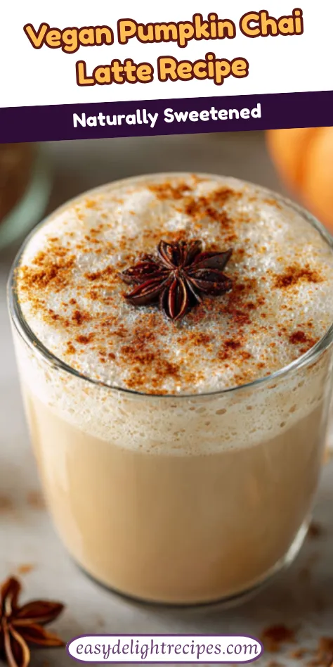 Vegan Pumpkin Chai Latte Recipe - Naturally Sweetened