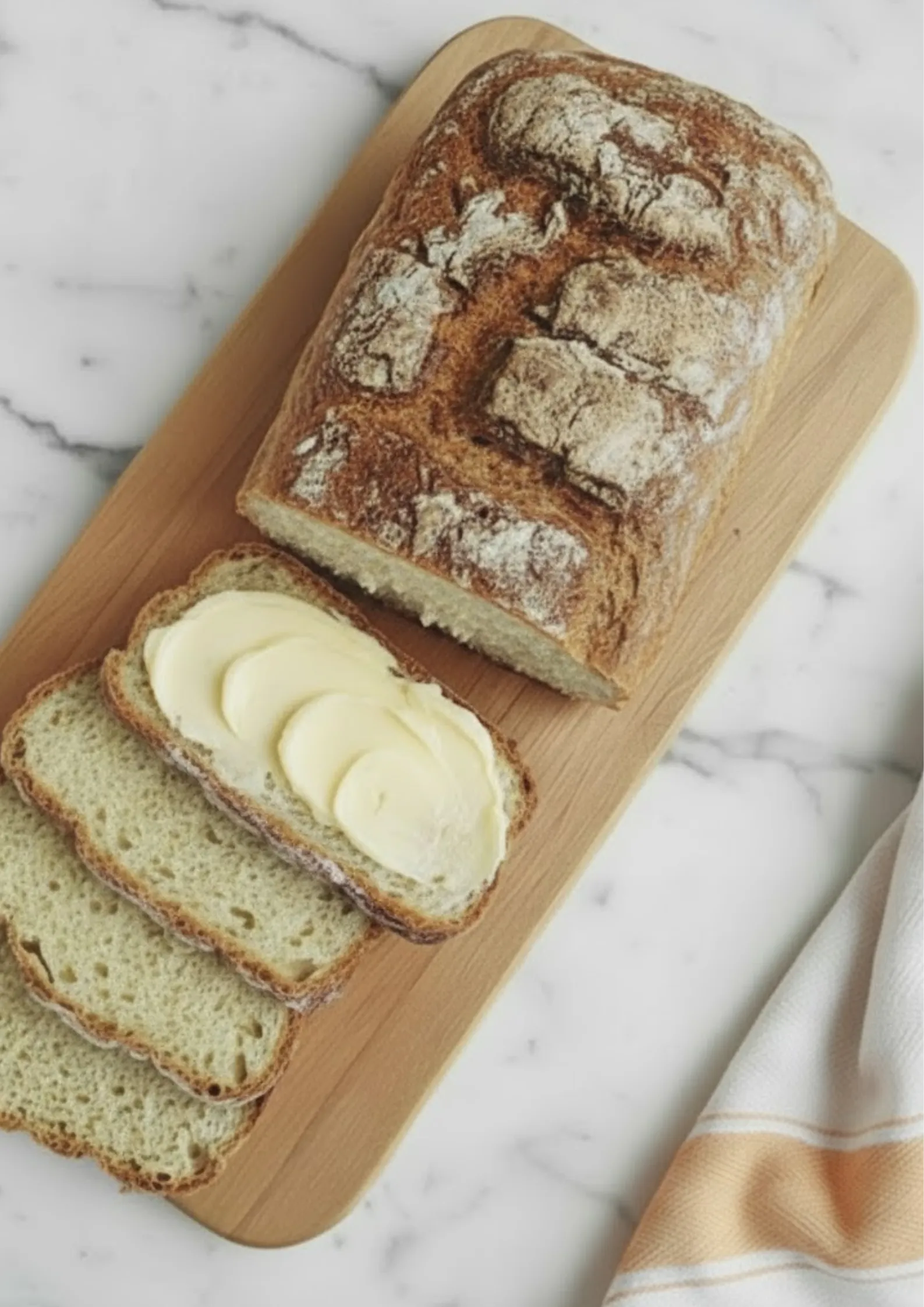 2 Ingredient Yogurt Bread (No Yeast, 40 Minutes)