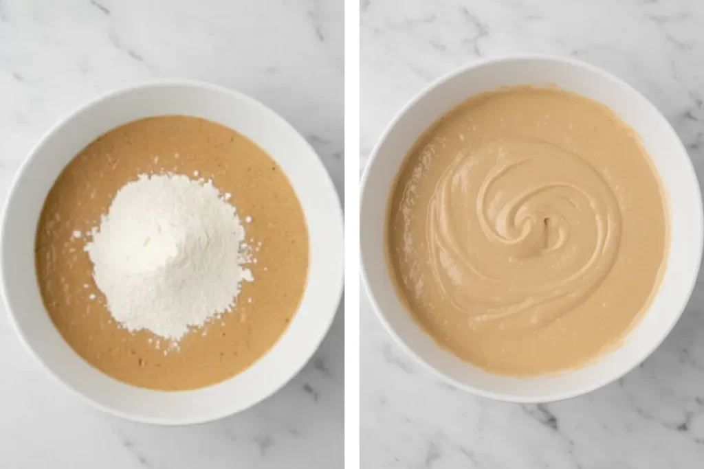 Combine Your Dry Ingredients for Greek Yogurt Banana Nut Bread