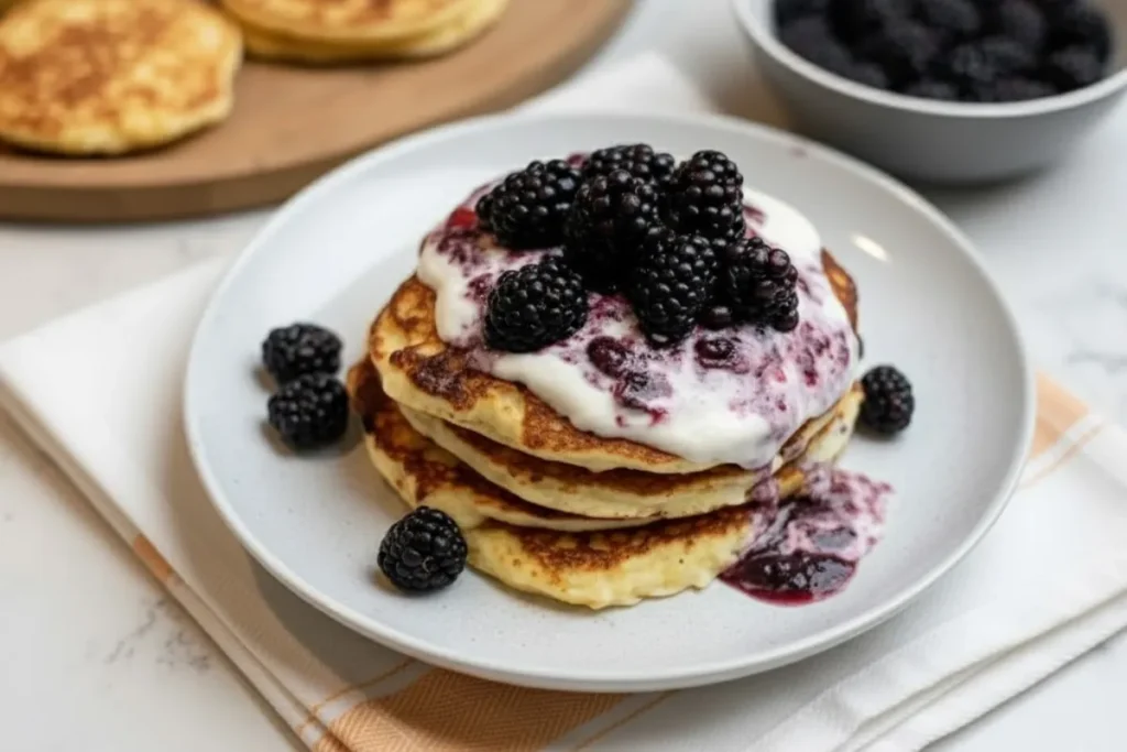 Cottage Cheese Protein Pancakes (No Protein Powder)