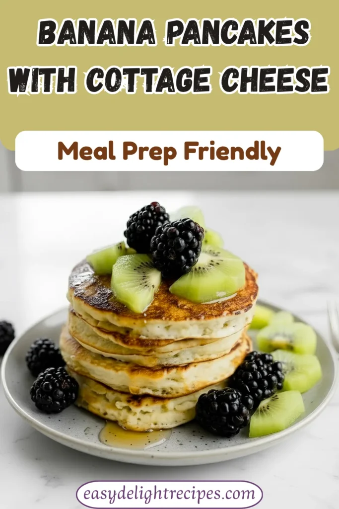 Best Banana Cottage Cheese Pancakes - High Protein & Ready in 20 Minutes