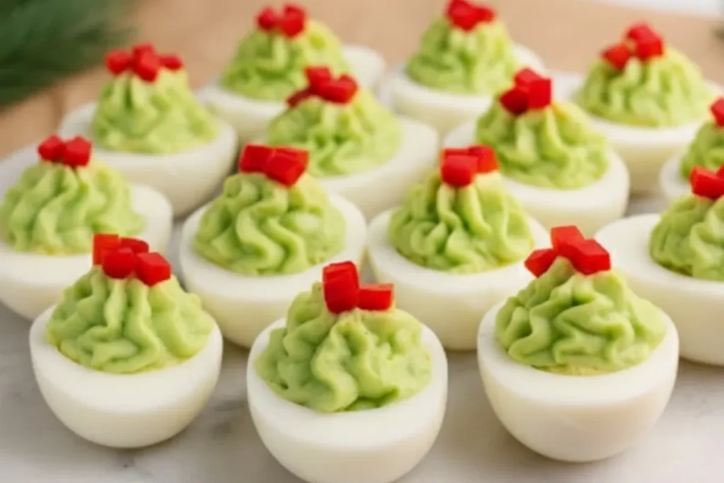 Christmas Deviled Eggs Recipe _ Easy Festive Appetizer