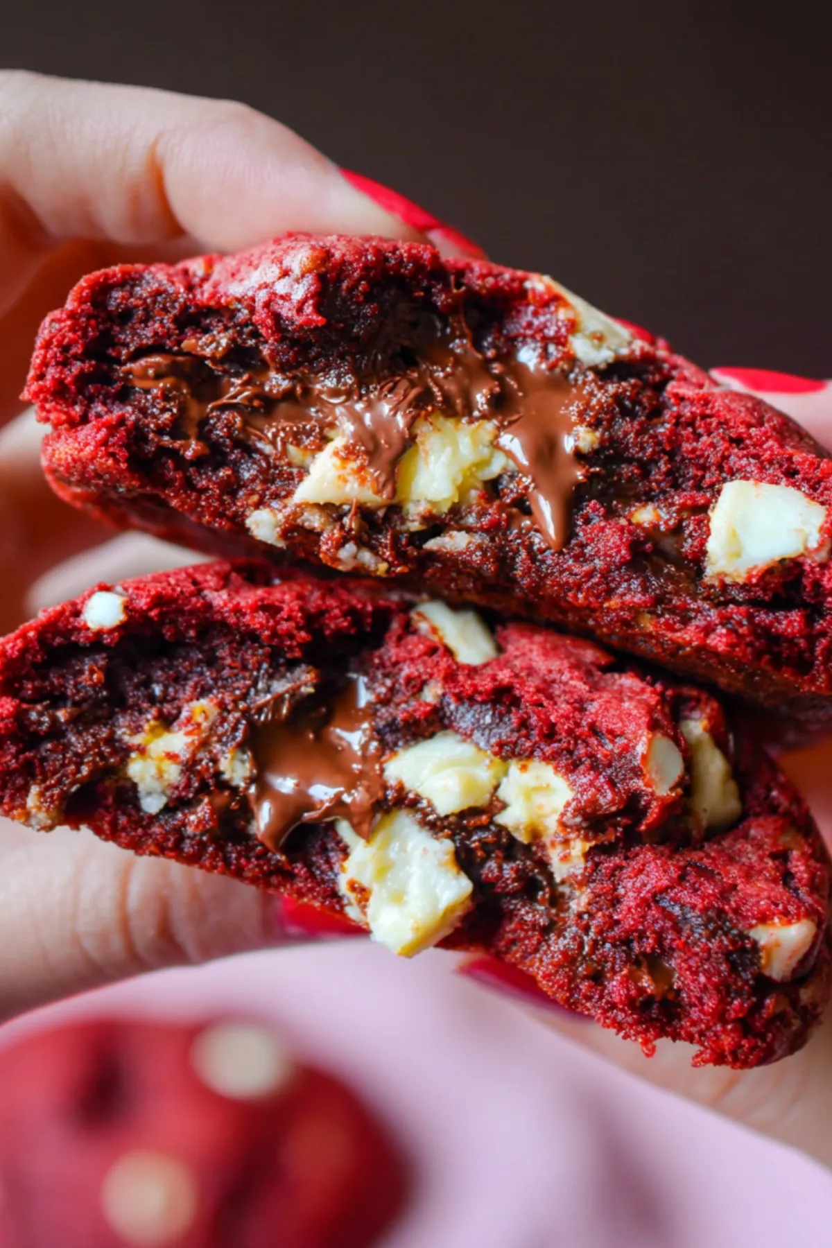Levain Bakery Red Velvet Cookies - Bakery Style