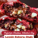 Levain Bakery Red Velvet Cookies - Thick, Gooey, and Ready in 50 Minutes