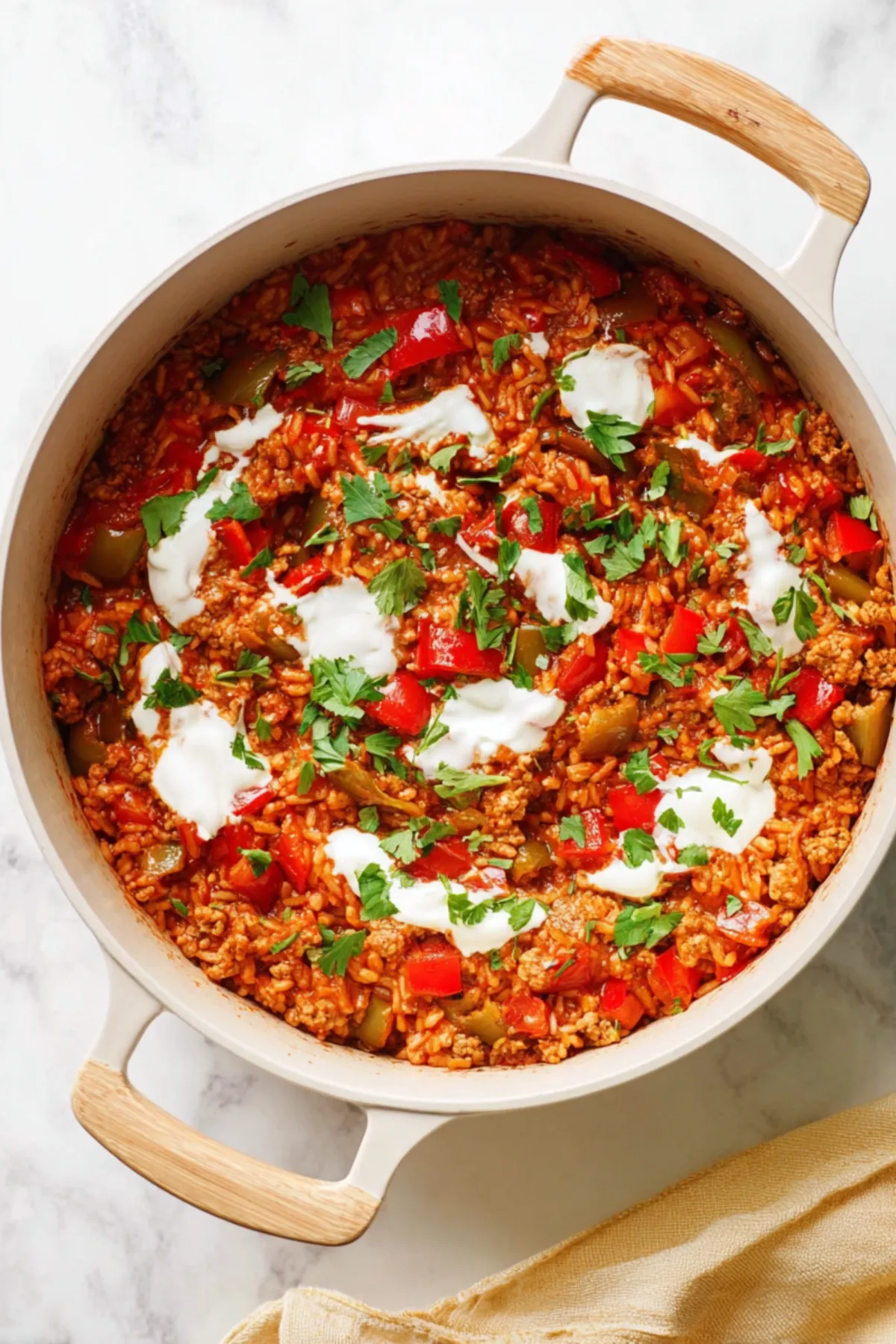 30-Minute Stuffed Peppers Skillet Recipe