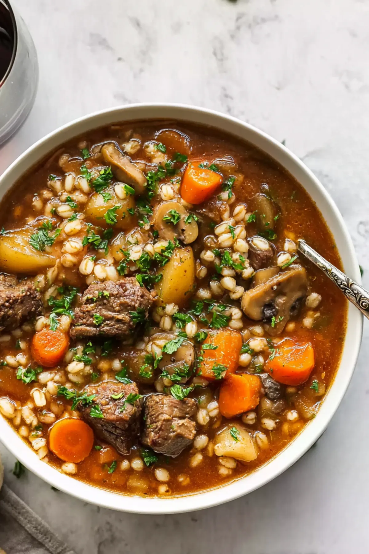 Best Beef Barley Stew Recipe (6-Hour Slow Cooker)