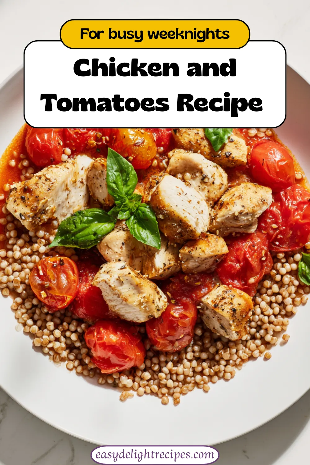 Chicken and Tomatoes Recipe Ready in 30 Minutes