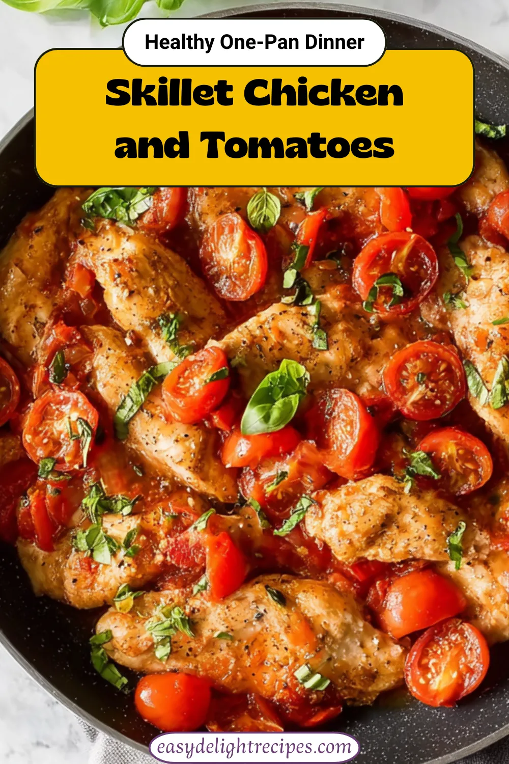 Skillet Chicken and Tomatoes Fresh Mediterranean _2_11zon