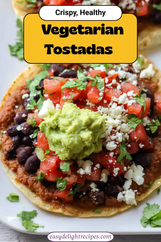 20-Minute Vegetarian Tostadas _ Crispy, Healthy, and Kid-Approved Mexican Dinner