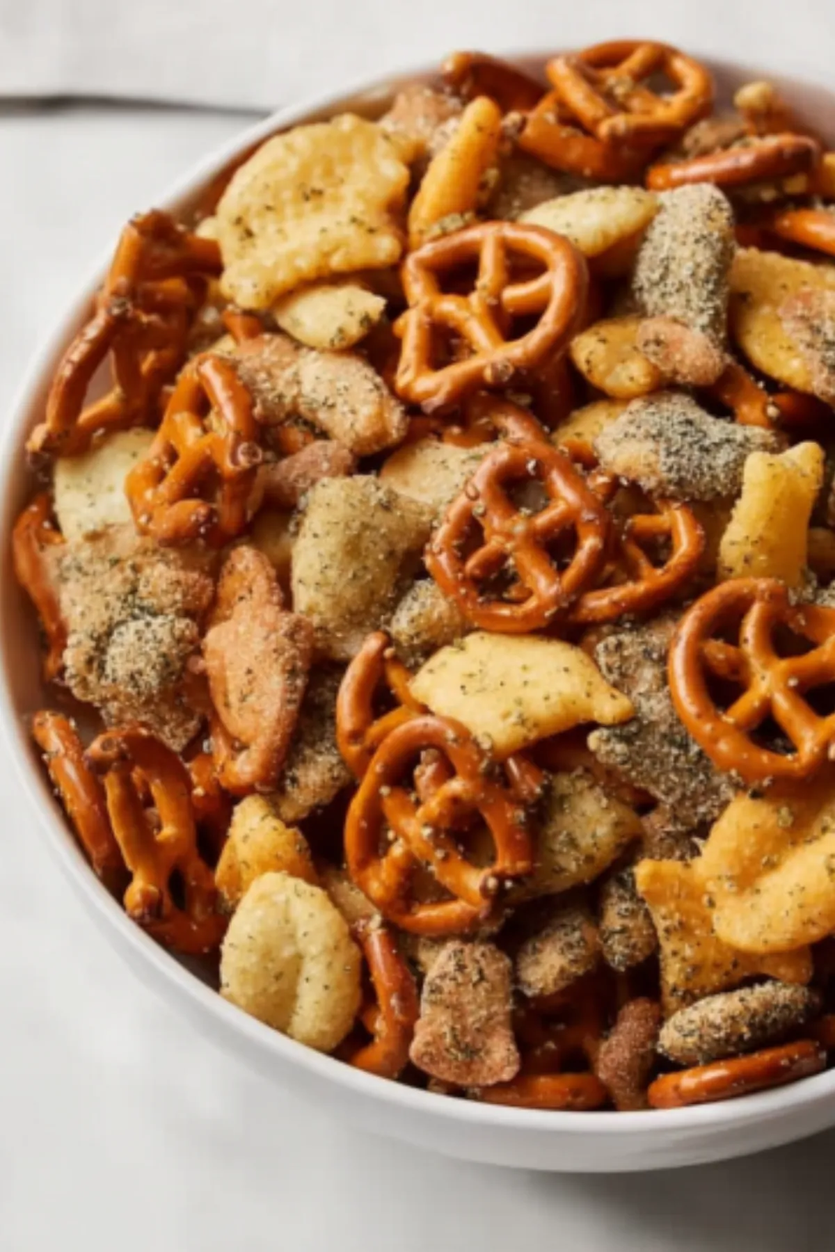 Best Ranch Pretzel Snack Mix (So Addictive