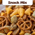 Ranch Pretzel Snack Mix - Best Homemade Party Snack Ready in 20 Minutes