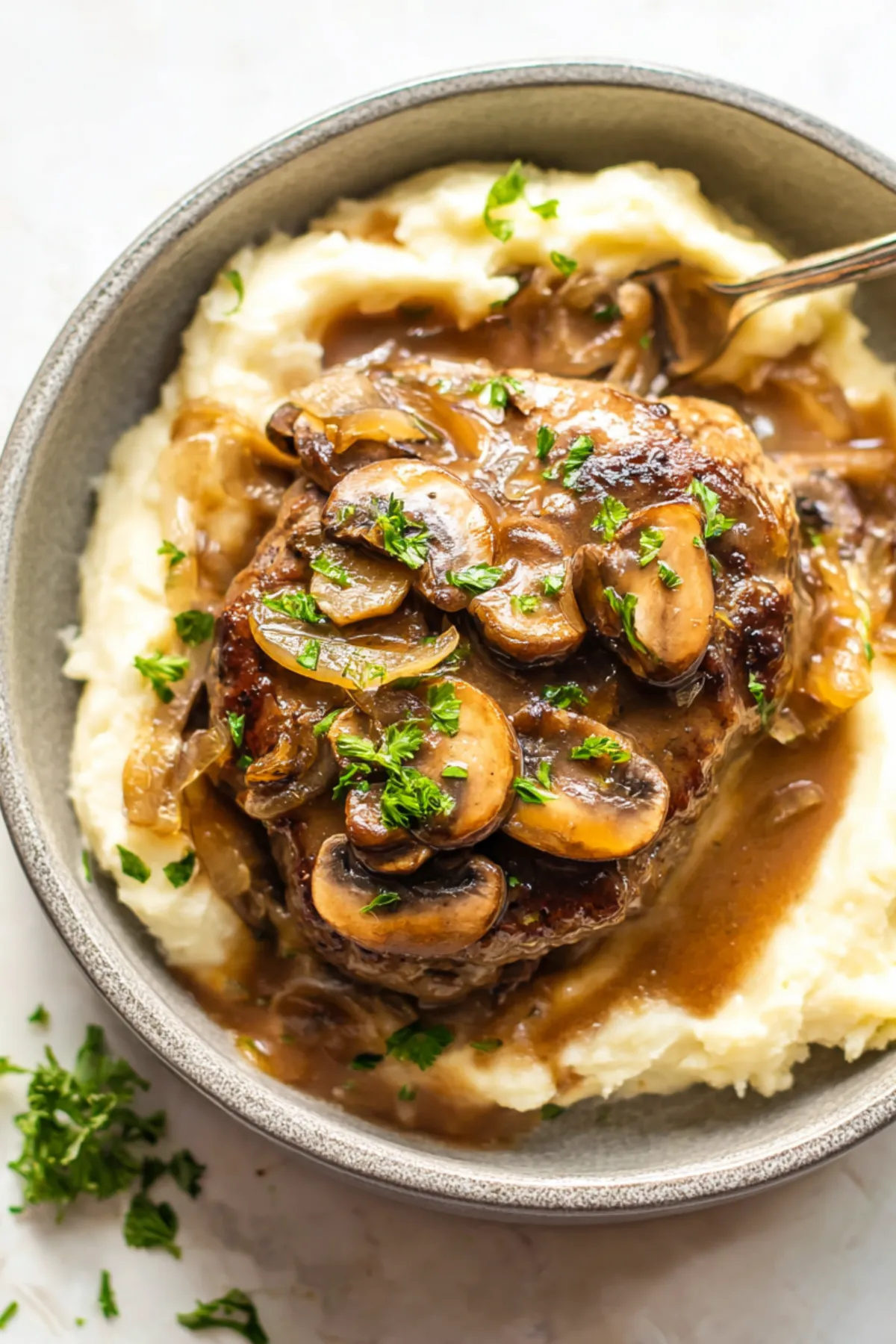 Salisbury Steak with Rich Brown Gravy