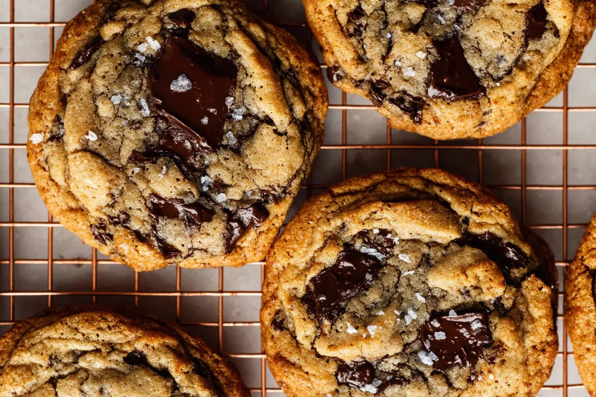 Chewy Gooey Sourdough Chocolate Chip Cookies