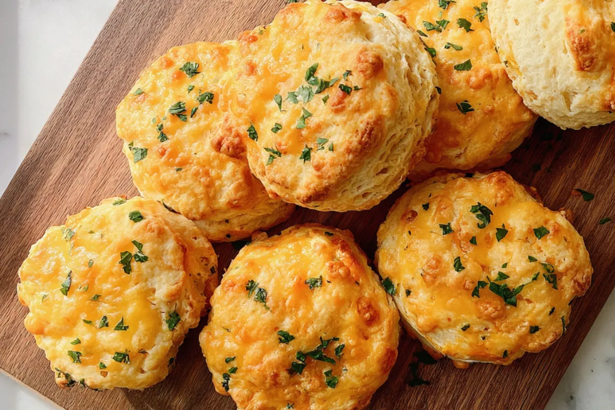 Sourdough Greek Yogurt Cheddar Biscuits