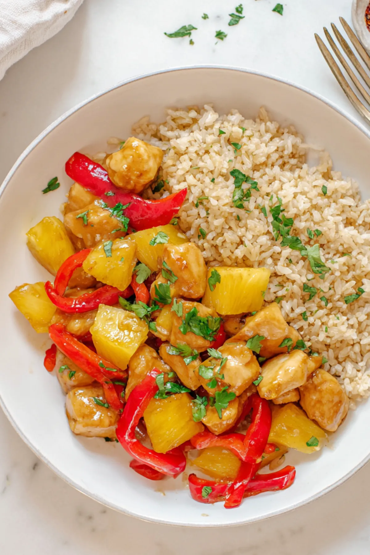 Pineapple Ginger Chicken Stir Fry (30 Minutes)