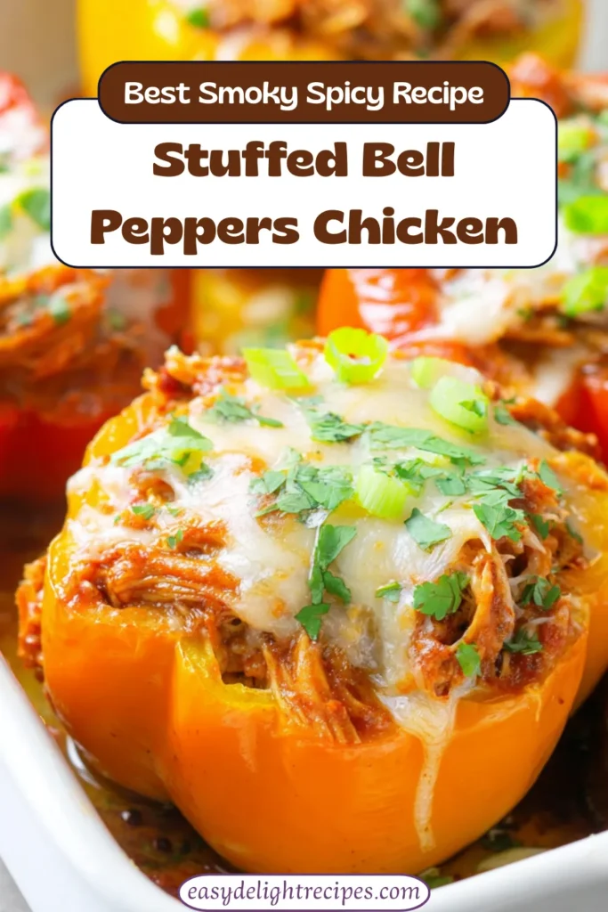 Stuffed Bell Peppers Chicken – Best Smoky Spicy Recipe Ready in 50 Minutes
