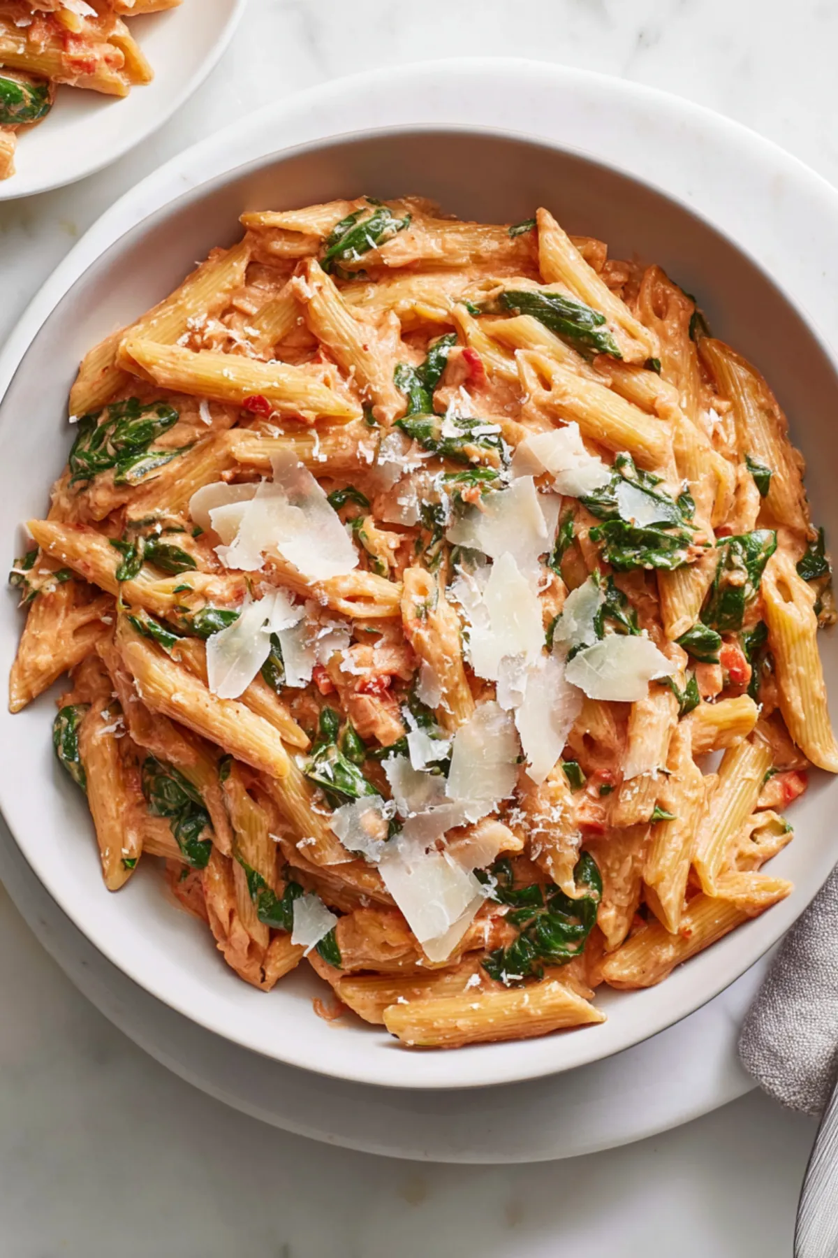 The Best Creamy Tomato And Spinach Pasta Ever