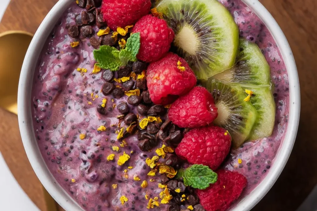Acai Chia Pudding for Meal Prep (Easy & Creamy)