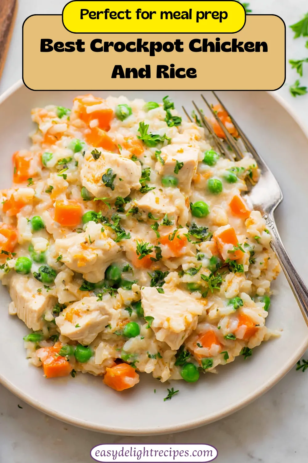 Best Crockpot Chicken And Rice Creamy, Hearty