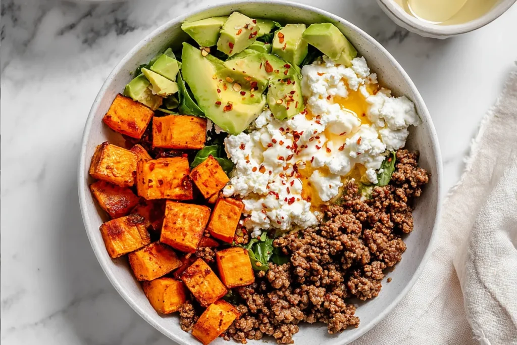 Cottage Cheese Taco Bowl For Easy Meal Prep