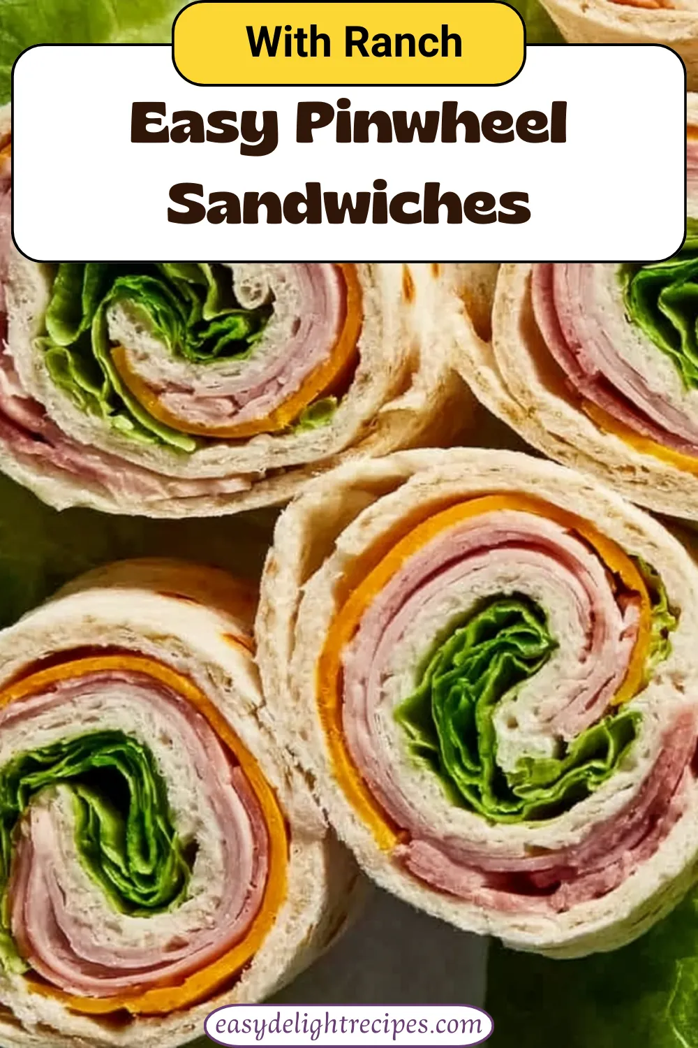 Easy Pinwheel Sandwiches With Ranch