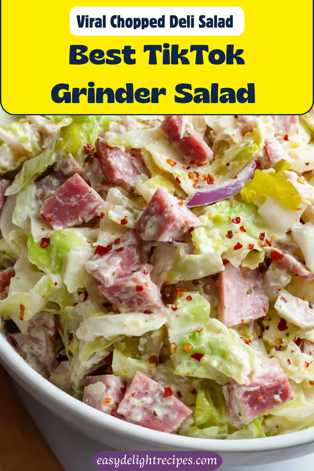 Best TikTok Grinder Salad – Viral Chopped Deli Salad