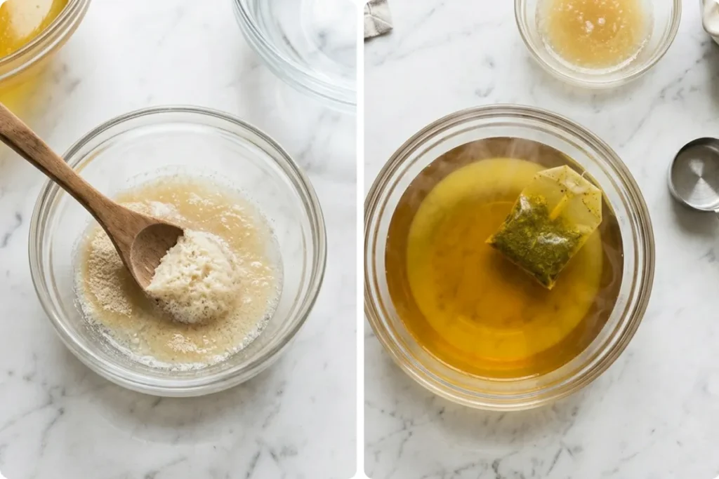 Gelatin Green Tea Turmeric Ginger Recipe 3 Ingredients