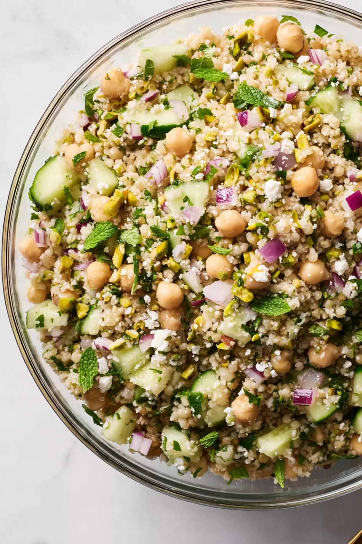 Jennifer Aniston Salad With Bulgur & Chickpeas