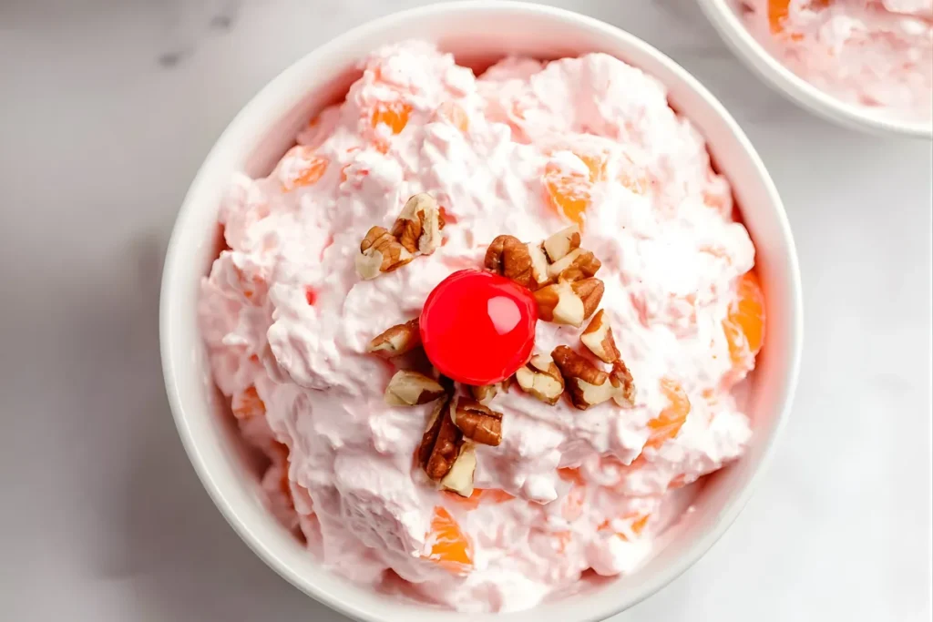Pink Salad Easy Creamy Fruit Dessert