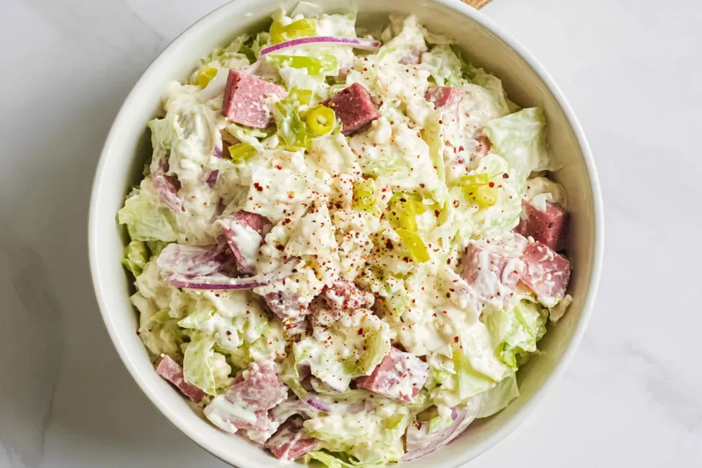 TikTok Grinder Salad Viral Chopped Deli Salad