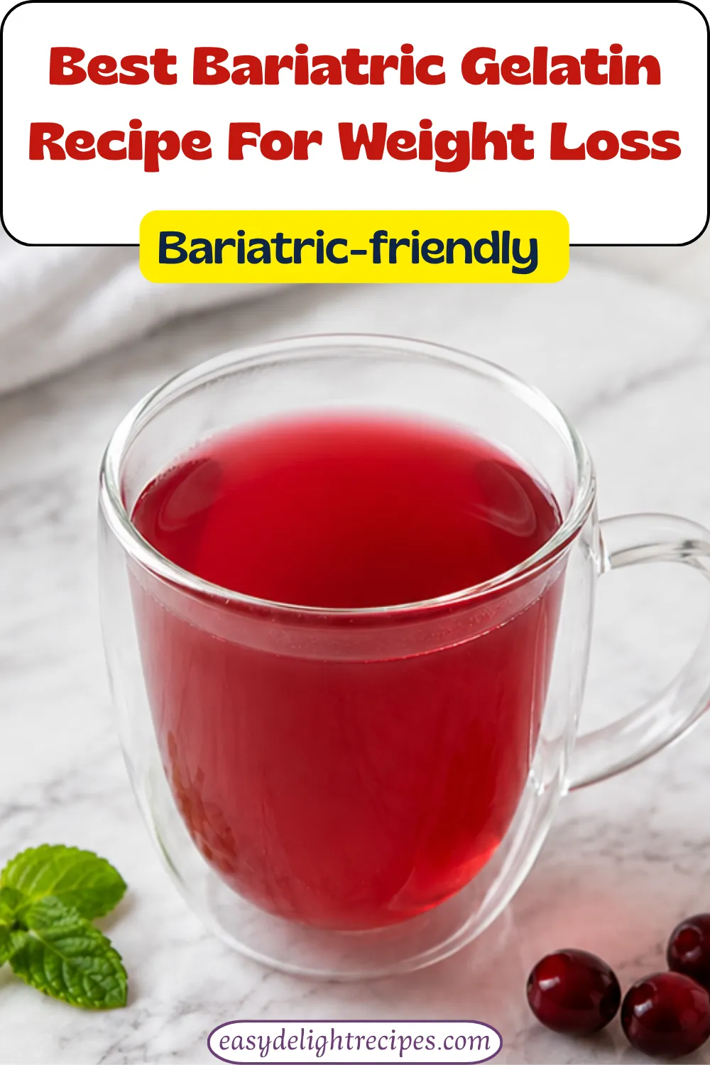 Best Bariatric Gelatin Recipe For Weight Loss Ready In 10 Minutes