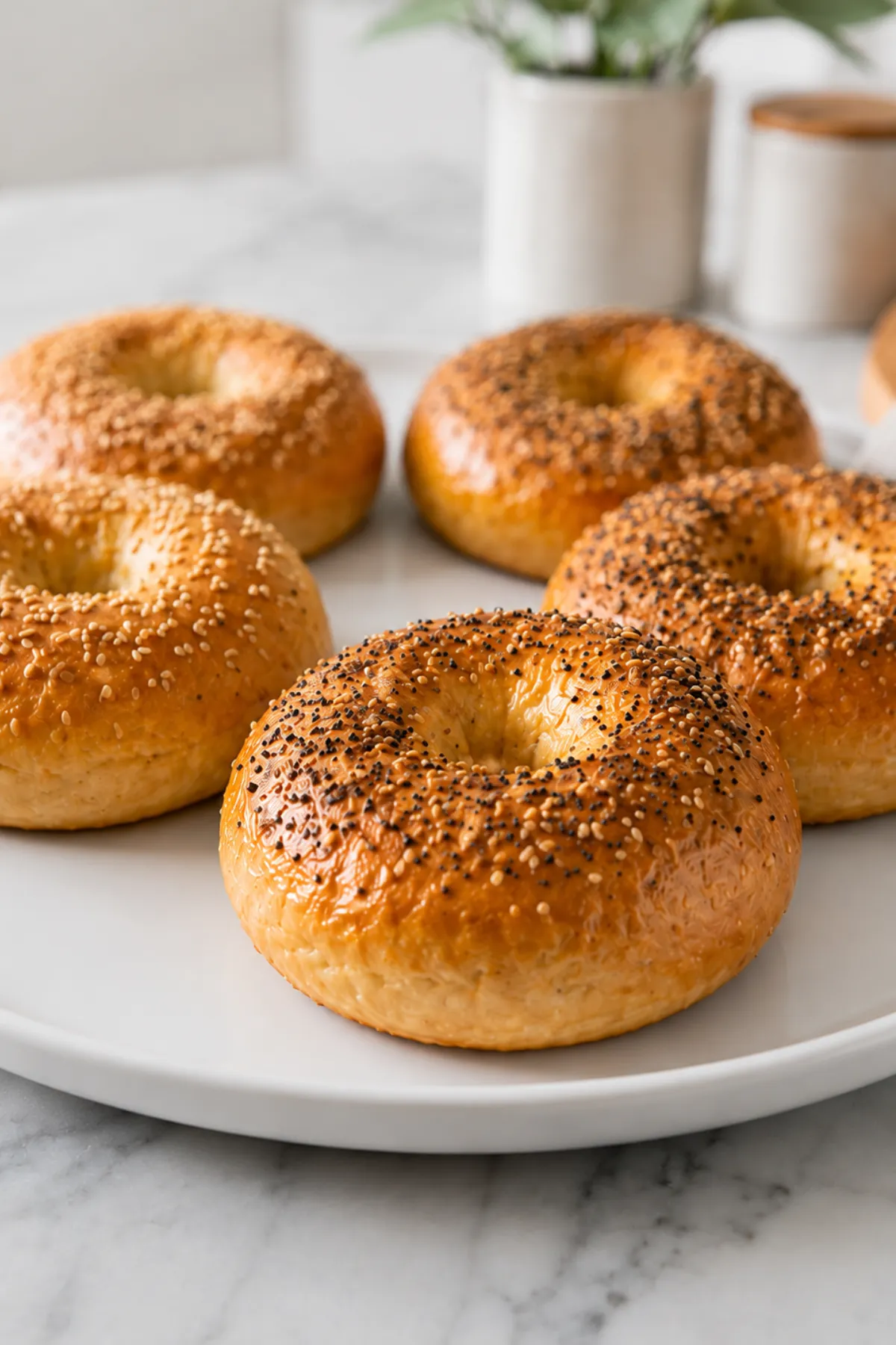 Cottage Cheese Bagels (4 Ingredients)