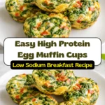 Easy High Protein Egg Muffin Cups Low Sodium Breakfast Recipe