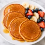 Low Sodium Banana Protein Pancakes (25g Protein)
