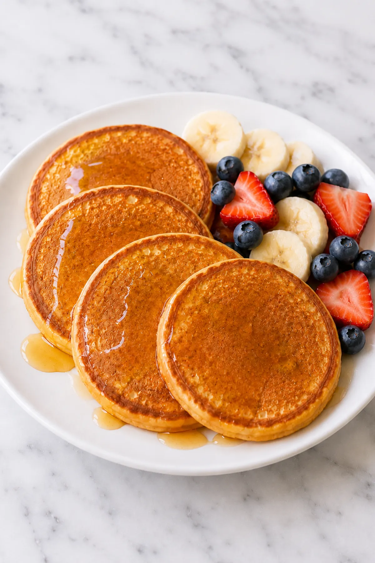 Low Sodium Banana Protein Pancakes