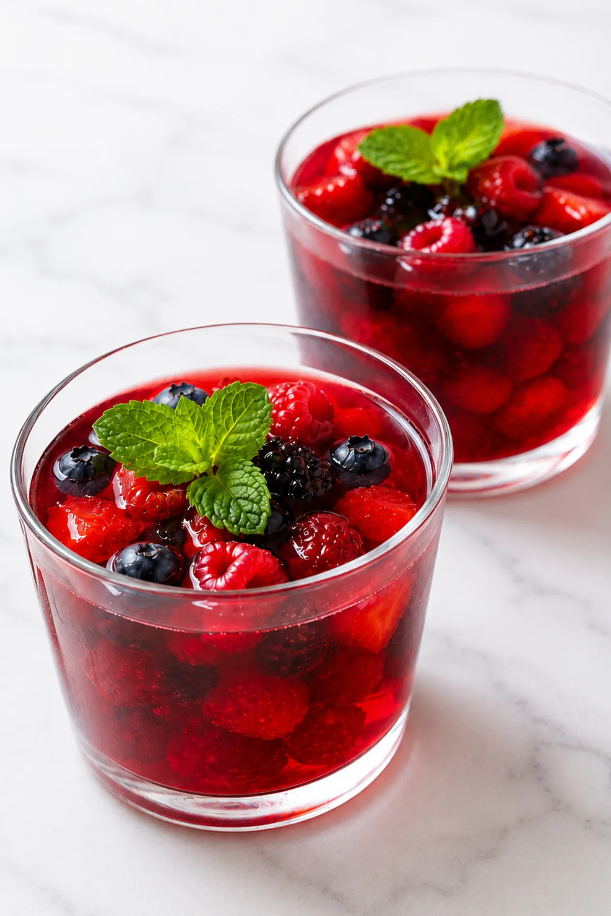 berry juice gelatin dessert recipe