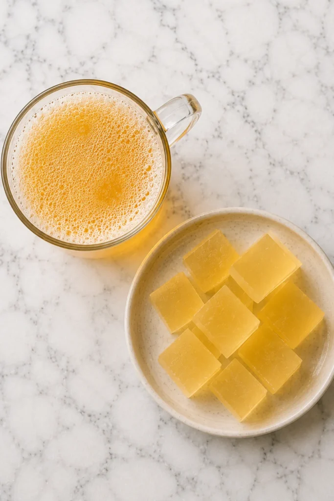 Horse gelatin ingredients pin showing the full ingredient breakdown