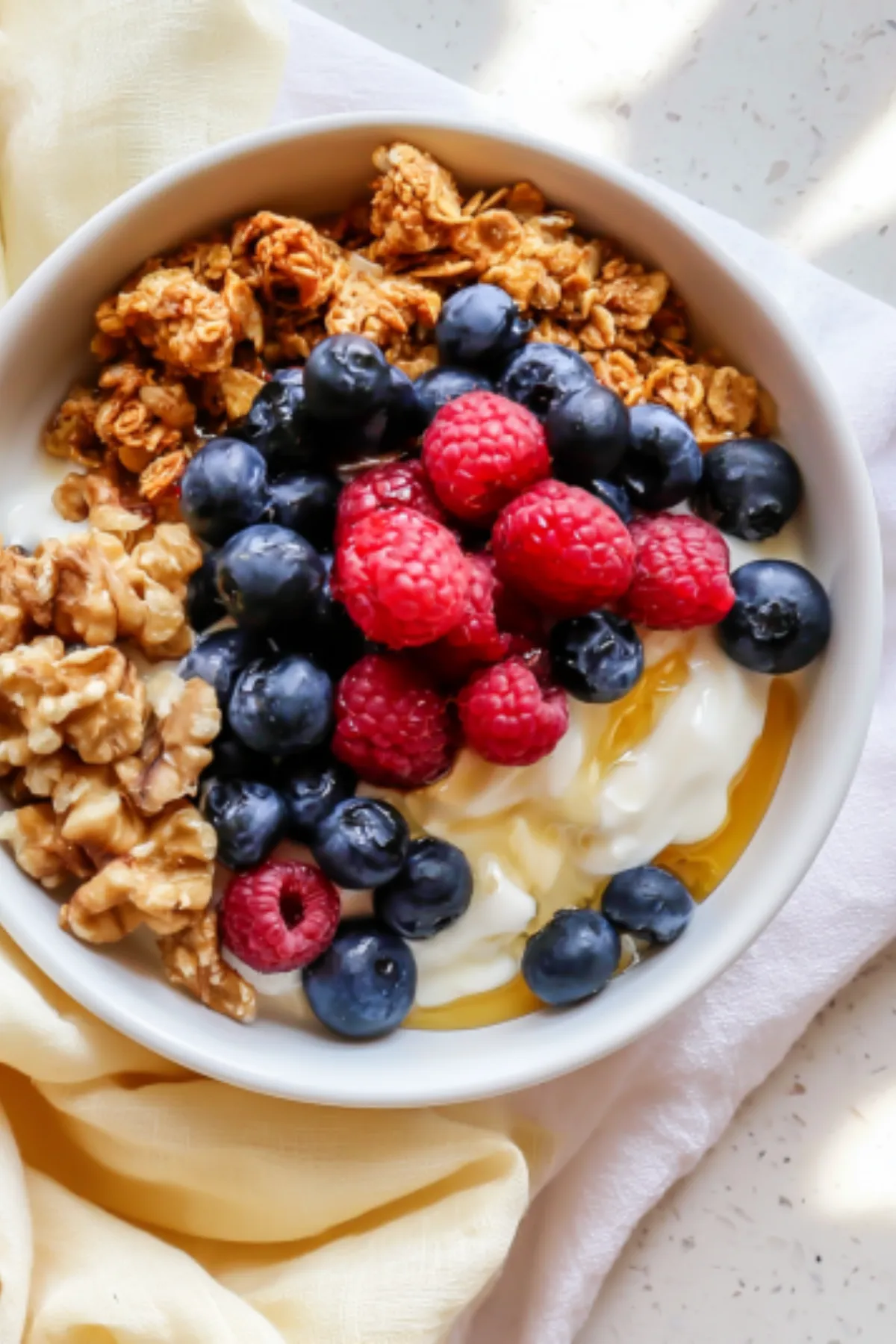 Low Sodium Greek Yogurt Fruit Bowl